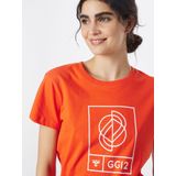 Hummel Functioneel shirt  grenadine / wit