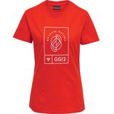 Hummel Functioneel shirt  grenadine / wit