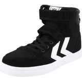 Hummel - Slimmer Stadil High - Sportschoenen - Zwart - Canvas/Suède