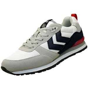 hummel Unisex Monaco 86 sneakers, Wit-blauw-rood., 36 EU