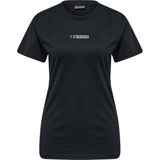 Hummel Offgrid Cotton Tee Dames - sportshirts - zwart - Vrouwen