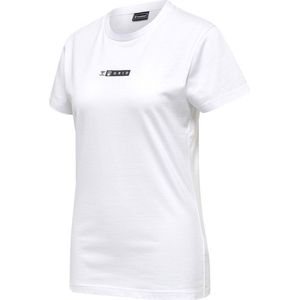 Hummel Offgrid Cotton Tee Dames - sportshirts - wit - Vrouwen