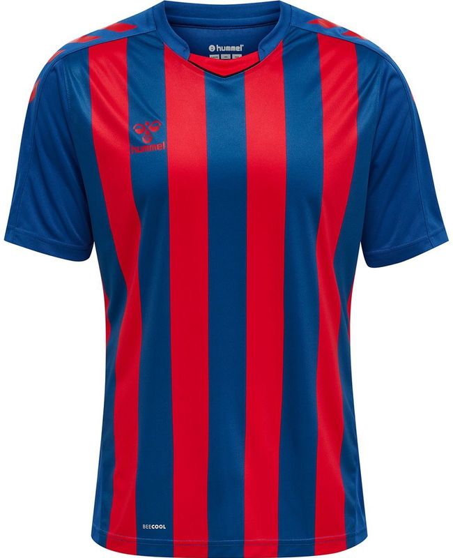 Hummel - Core Xk - T-shirt - Unisex - Korte Mouwen - Gestreept