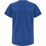 Hummel - Hmlred Basic T-Shirt - Korte Mouwen - Ronde Hals - Katoen Jersey