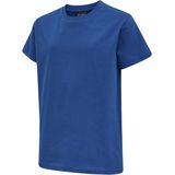 Hummel - Hmlred Basic T-Shirt - Korte Mouwen - Ronde Hals - Katoen Jersey