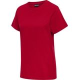 Hummel - Red Basic - T-shirt - Rood - Katoen Jersey