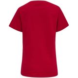 Hummel - Red Basic - T-shirt - Rood - Katoen Jersey