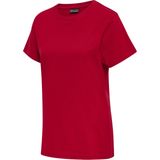 Hummel - Red Basic - T-shirt - Rood - Katoen Jersey