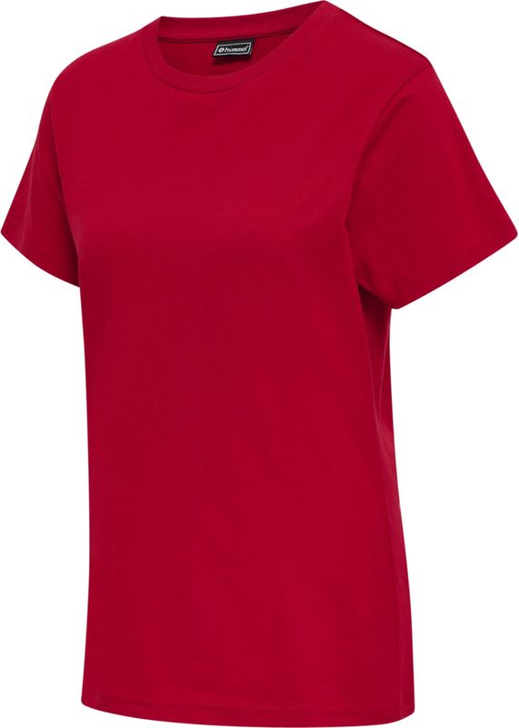 Hummel - Red Basic - T-shirt - Rood - Katoen Jersey