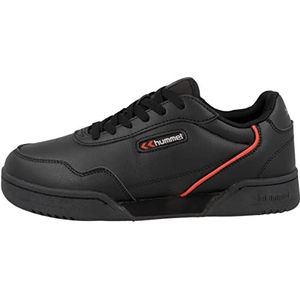 hummel Forli Sneakers, uniseks, zwart/zwart, 43 EU, zwart, 43 EU