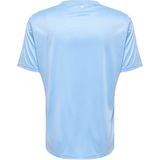 Hummel - Tricot - Lichtblauw - V-hals - Normale Pasvorm - Kwartmouw