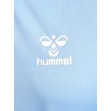Hummel - Tricot - Lichtblauw - V-hals - Normale Pasvorm - Kwartmouw