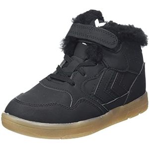 hummel Camden Winter High Jr Sneakers voor kinderen, uniseks, zwart, 32 EU