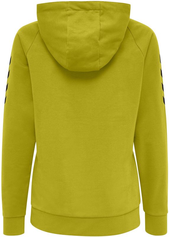 hummel® - HMLGO COTTON HOODIE - Hoodie - Groen - Katoen/Polyester
