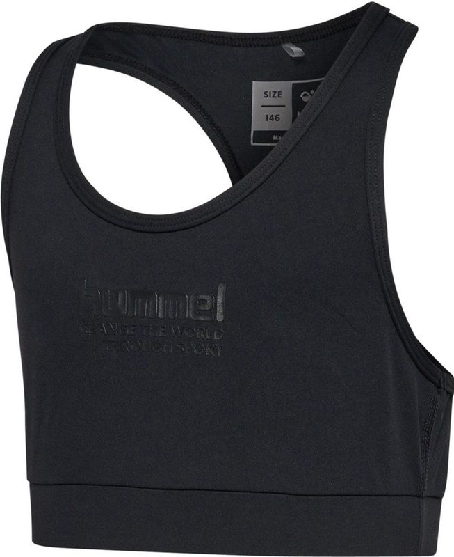 Hummel - hmlPURE SPORTS TOP - Sport BH - Zwart - Aansluitende Pasvorm