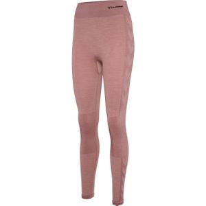 Hummel - hmlCLEA Seamless Mid Waist Tights - Leggings - Zwart