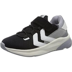 hummel Reach 300 Recycled Jr Sneakers voor kinderen, uniseks, zwart, 27 EU