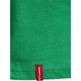 Shirt - Rood - Jersey - Ronde Hals - Effen - Kwartmouw