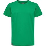 Hummel - Red Basic - Kinder T-shirt - Katoen - Korte Mouwen