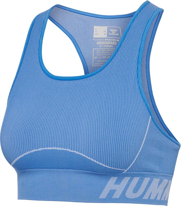 Sport BH - Gebreide Mesh - Zwart - 52% Polyamide, 32% Polyester, 16% Elastaan