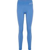 Hummel Damen Leggings Hmlte Christel Seamless Mw Tights Riviera/Blue Bell Melange-XS