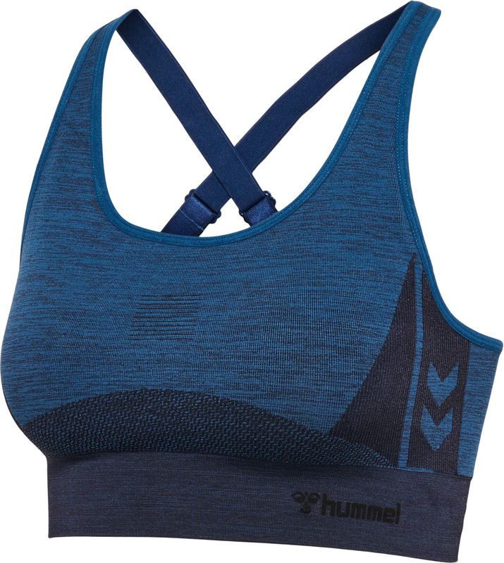 Hummel - Cleaa Seamless Sport-top - Zwart - Polyblend - Antibacterieel