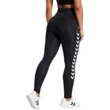 Hummel - Staltic Poly Leggings - Zwart - Polyester - Hoge Taille