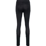 Hummel - Staltic Poly Leggings - Zwart - Polyester - Hoge Taille