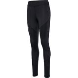 Hummel - Staltic Poly Leggings - Zwart - Polyester - Hoge Taille