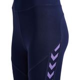 Hummel - Staltic Leggings - Zwart - Polyester - Hoge Taille