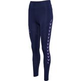 Hummel - Staltic Leggings - Zwart - Polyester - Hoge Taille