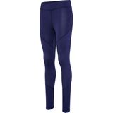 Hummel - Staltic Leggings - Zwart - Polyester - Hoge Taille