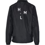 Hummel - Court Woven - Jas - Zwart - 100% Polyester, Ademend, Volledige Ritssluiting