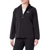 Hummel - Court Woven - Jas - Zwart - 100% Polyester, Ademend, Volledige Ritssluiting