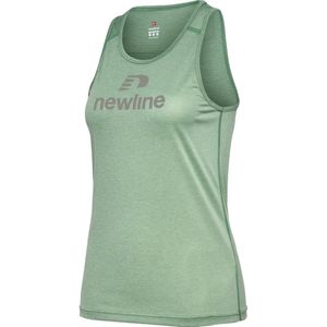 Sporttop - Zwart - Jersey - Ronde Hals - Logoprint - Mouwloos