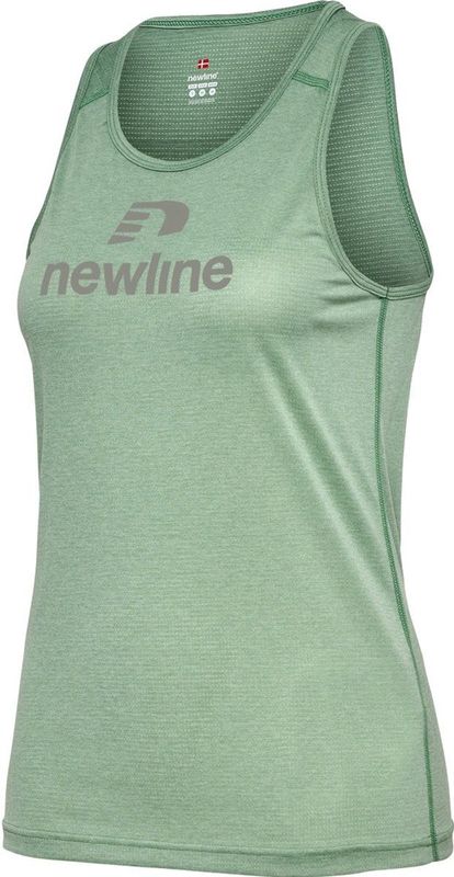 Sporttop - Zwart - Jersey - Ronde Hals - Logoprint - Mouwloos