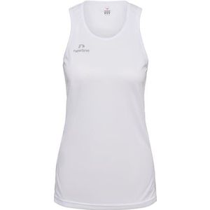 NewLine Atletische hardloopsinglet voor dames wit