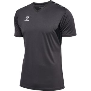 hummel - Authentic PL Jersey S/S - Sportshirt - Zwart - 100% Gerecycled Polyester, Ademend, Sneldrogend