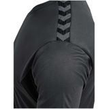 hummel - Authentic PL Jersey S/S - Sportshirt - Zwart - 100% Gerecycled Polyester, Ademend, Sneldrogend