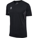 Hummel Authentic Pl T-shirt Met Korte Mouwen Zwart S Man