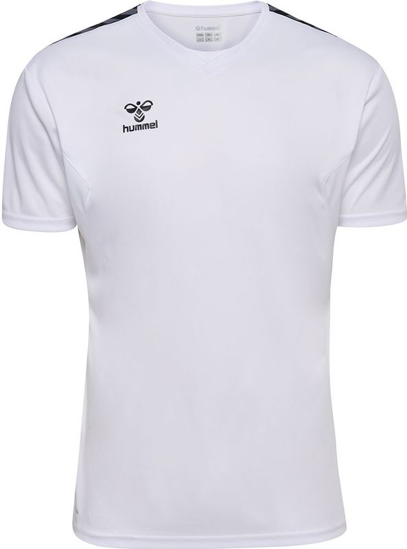 Hummel - Authentic Pl T-shirt - Korte Mouwen - Zwart - 100% Gerecycled Polyester