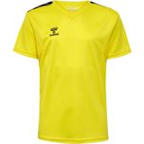 Hummel - Authentic - Functioneel Shirt - Geel / Zwart