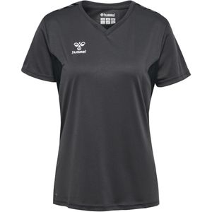 Hummel Damen T-Shirt Top Hmlauthentic Pl Jersey S S Woman Asphalt