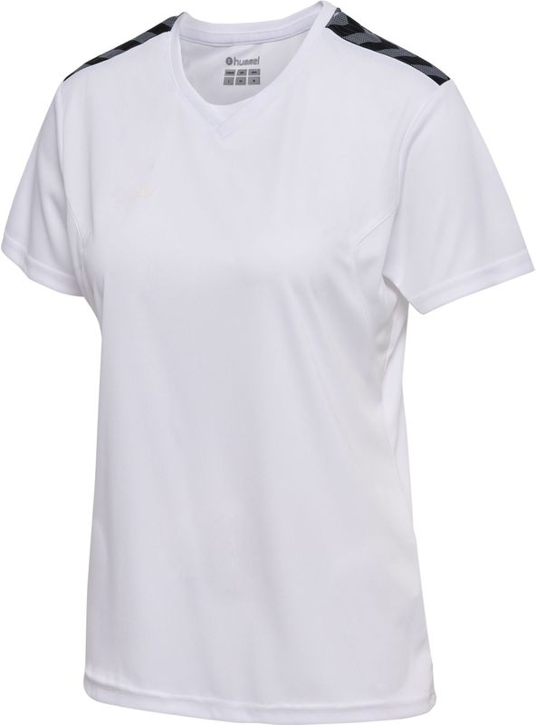 Hummel - hmlAUTHENTIC PL Jersey S/S - Sportshirt - Zwart - 100% Gerecycled Polyester