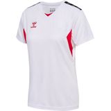 Hummel - Hmlauthentic Pl Jersey - T-shirt - Wit/True Red