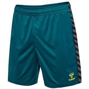 Hummel - Authentic - Sportbroek - Cyaan Blauw / Grijs / Lichtgroen / Zwart