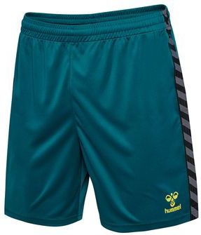 Hummel - Authentic - Sportbroek - Cyaan Blauw / Grijs / Lichtgroen / Zwart