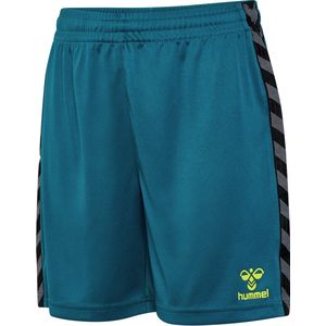 Hummel - AUTHENTIC - Sportbroek - Indigo/Geel/Zwart/Wit - Gerecycled Materiaal