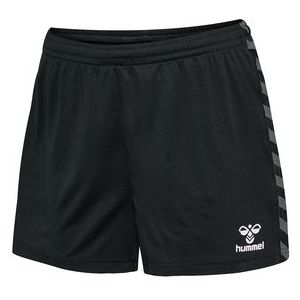 Hummel - Authentic - Damesshort - Zwart - 100% Polyester