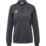 Hummel - hmlAUTHENTIC HALF ZIP SWEAT WOMAN - Trainingsjack - Asphalt